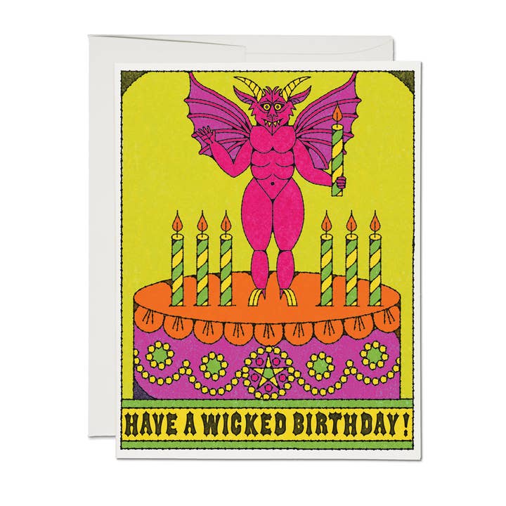Wicked Birthday Greeting Card