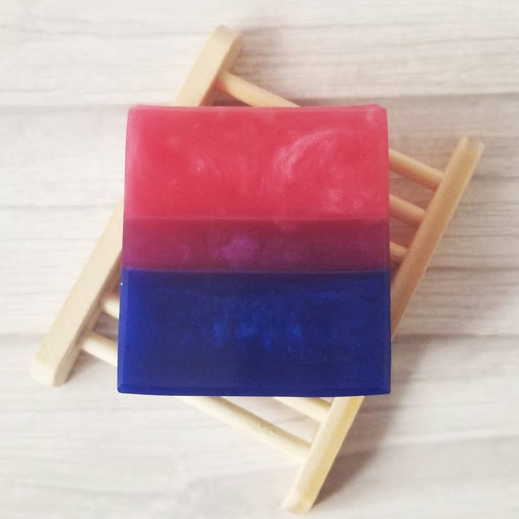 Bisexual Pride Artisan Soap