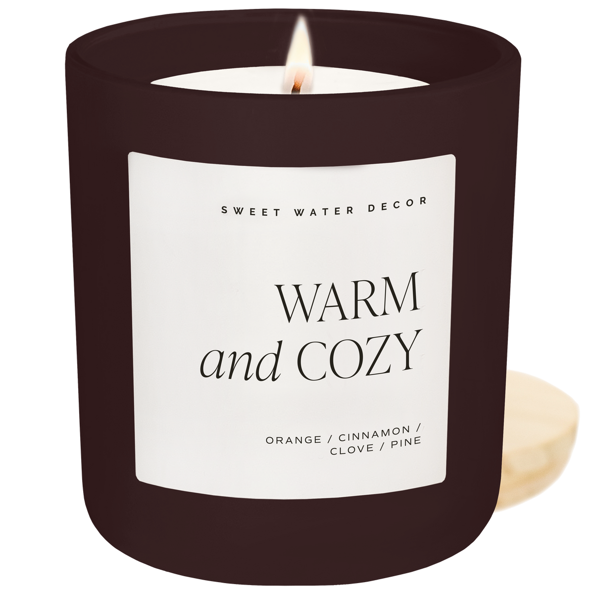 Warm and Cozy 15 oz Soy Candle, Matte Jar