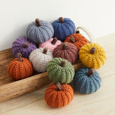 Mini Knit Pumpkins