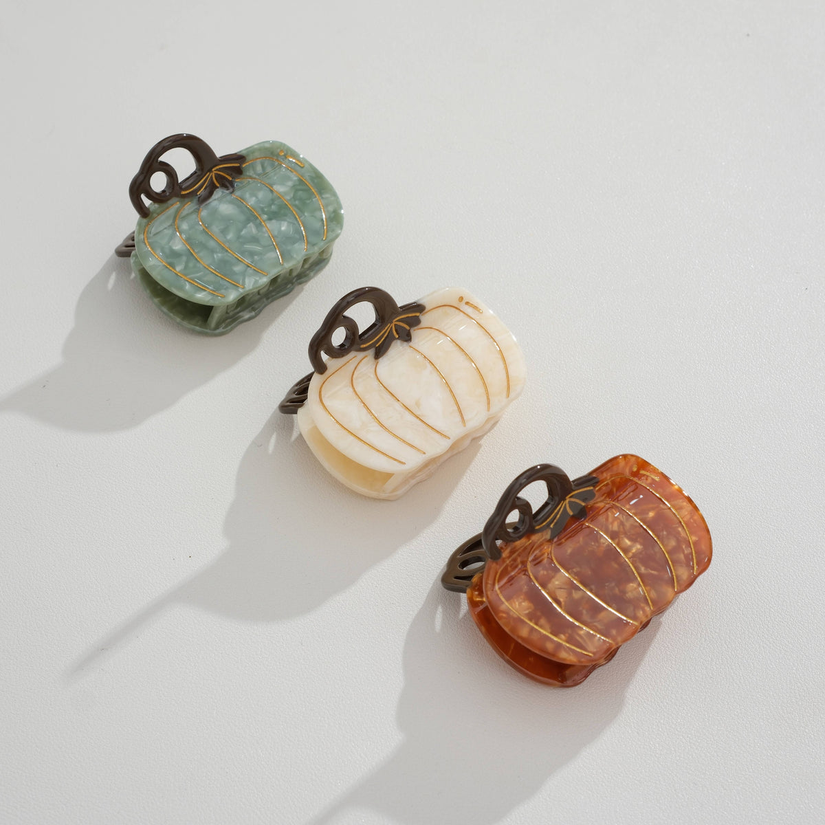 Harvest Pumpkin Claw Clip - Large: Assorted