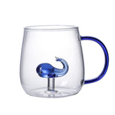 Animal Shape Glass Cup Whale