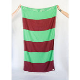 Diner Wide Stripe Turkish Bath Towel