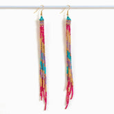 Moroccon Beaded Fringe Duster Earrings