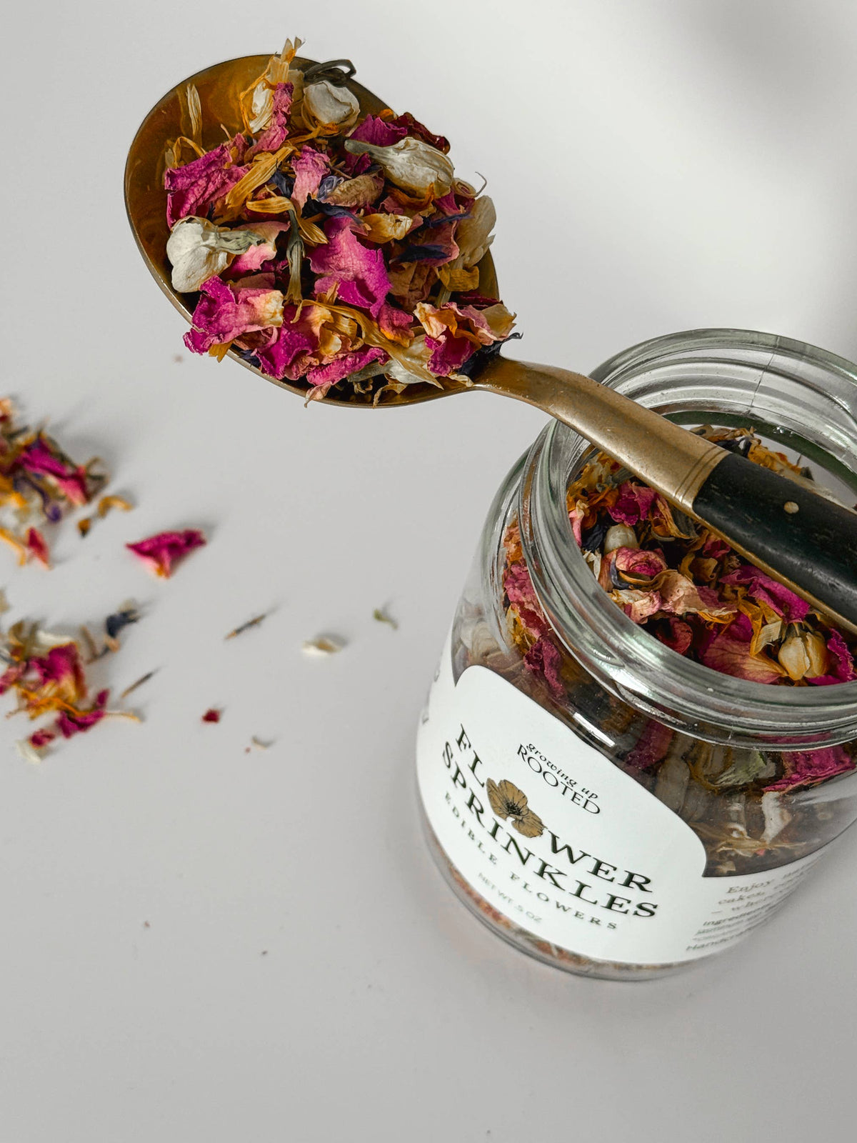 Flower Sprinkles | Edible Flowers for Garnish & Tea