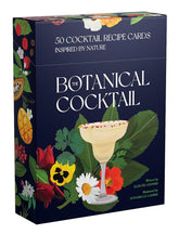 Botanical Cocktail Recipe Cards