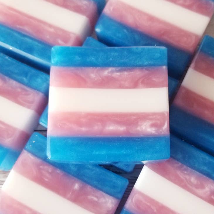 Trans Pride Glycerin Soap