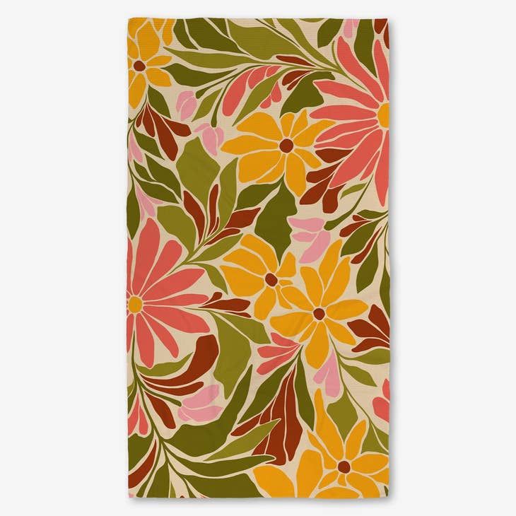 Blooming Tan Luxe Bath Towel