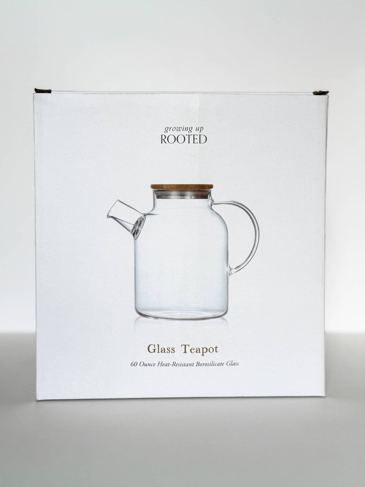Glass Teapot with Strainer | For Loose Leaf Herbal Tea