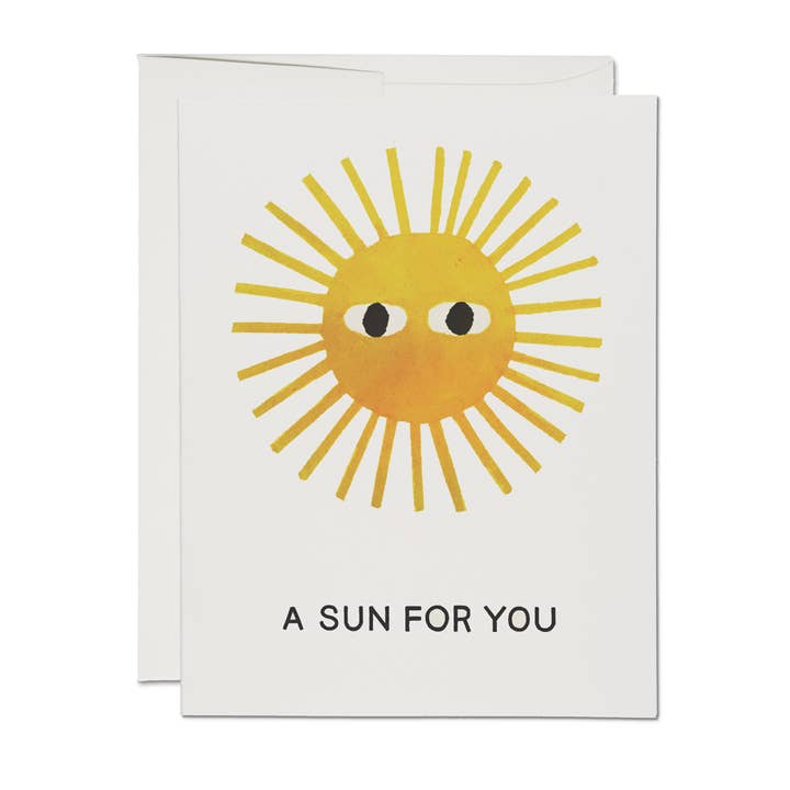 A Sun Friendship Greeting Card