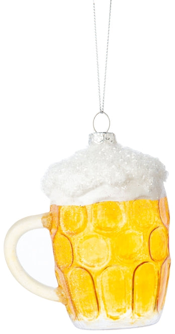 Glass Beer Pint Ornament