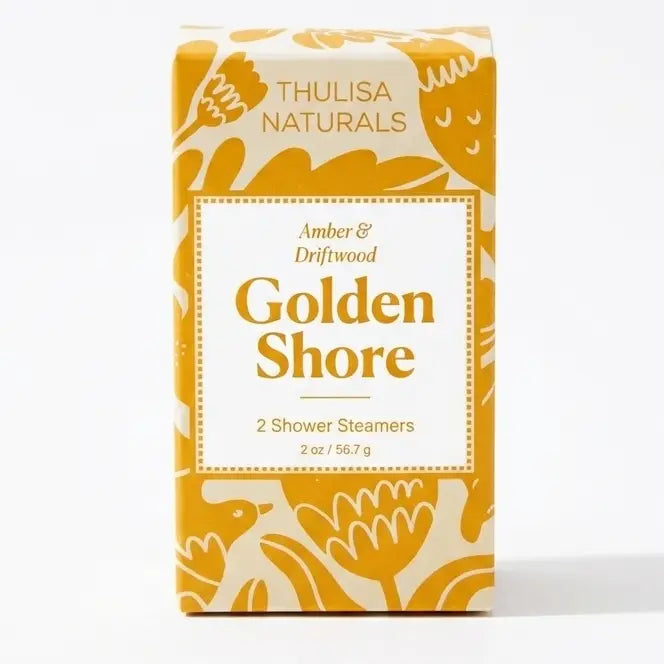 Golden Shore Shower Bomb | Amber + Driftwood