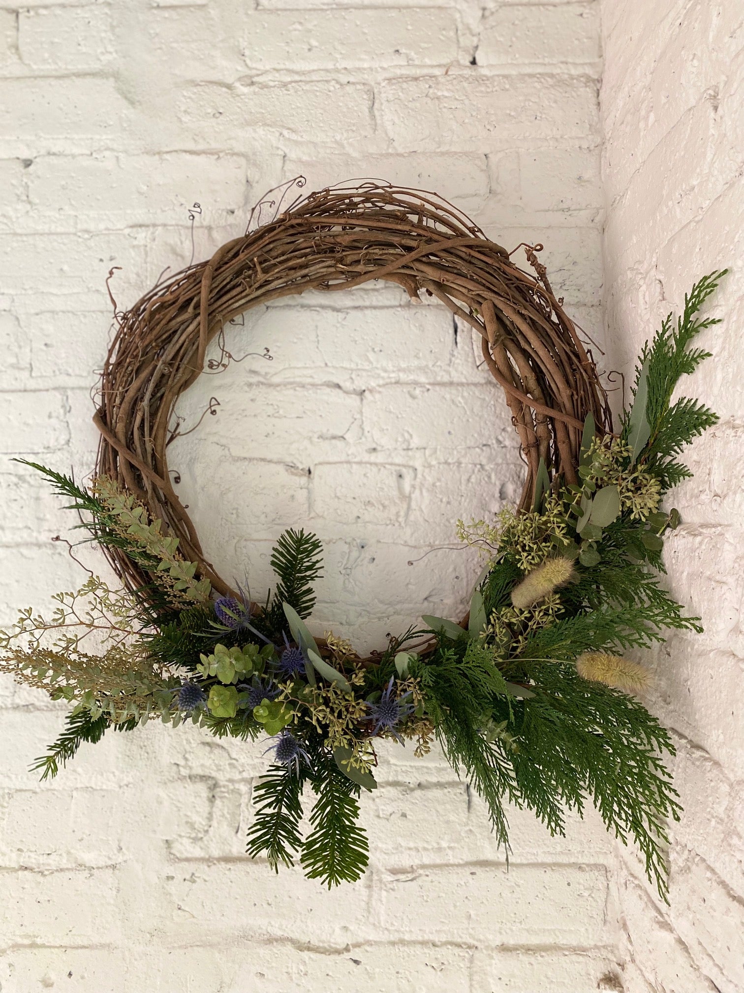 Grapevine Holiday Wreath