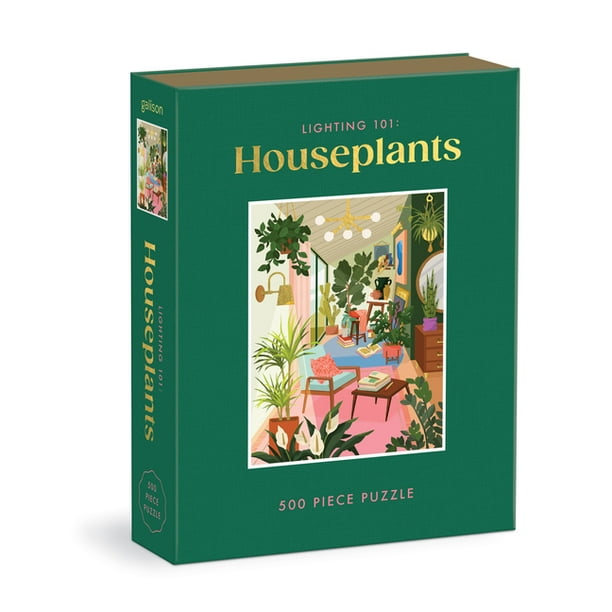 Lighting 101: Houseplants 500 Piece Book Puzzle (Jigsaw)