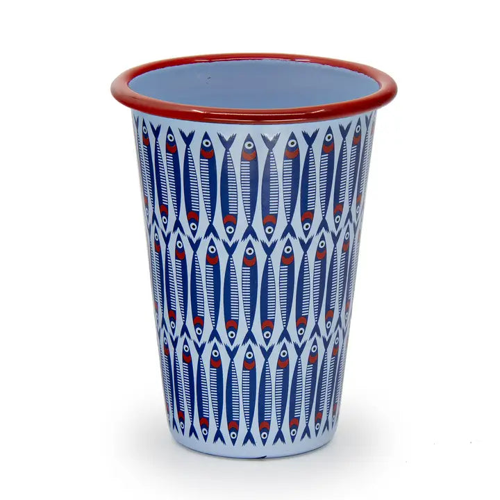 Mur By Ayca X Cch Anchovies 14 oz Tumbler, Red Rim