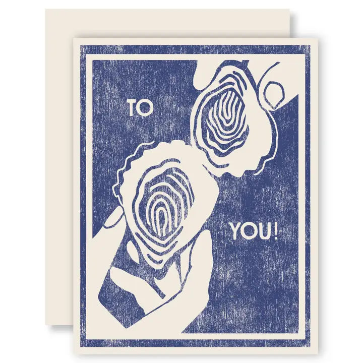 To Your Health (Oysters Cheers) Card