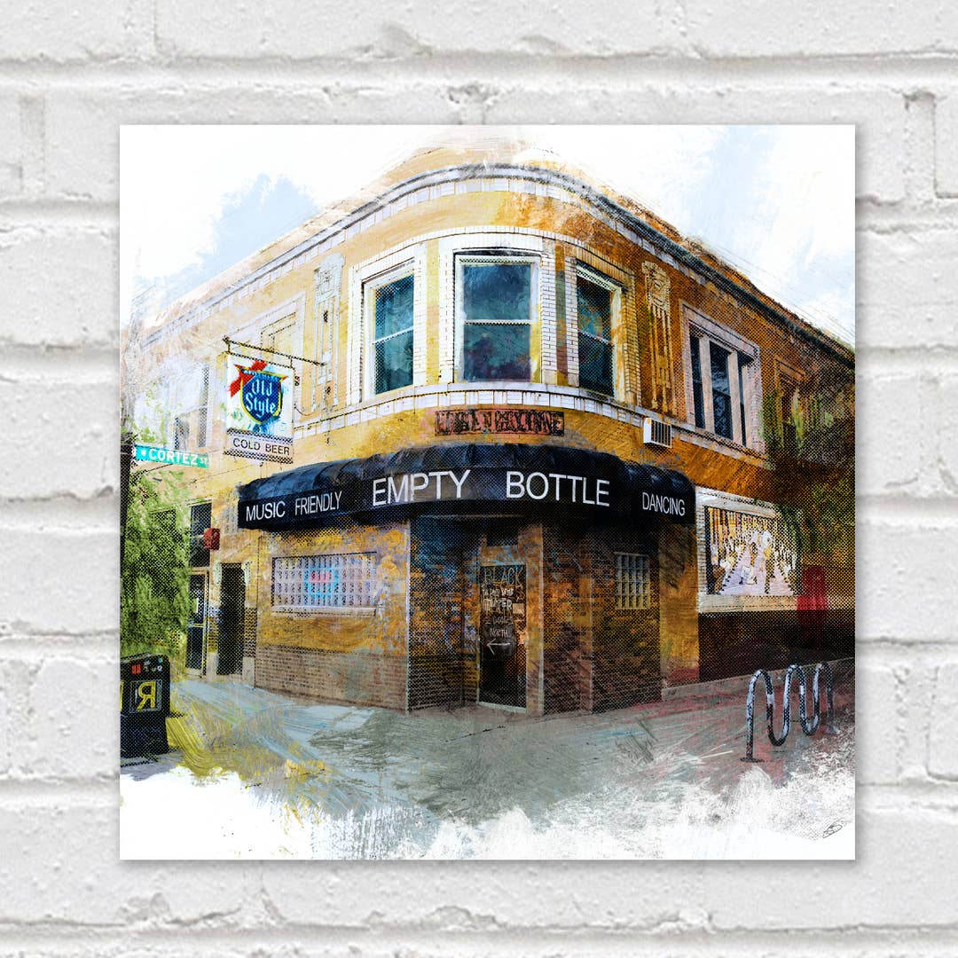 Empty Bottle Chicago Print