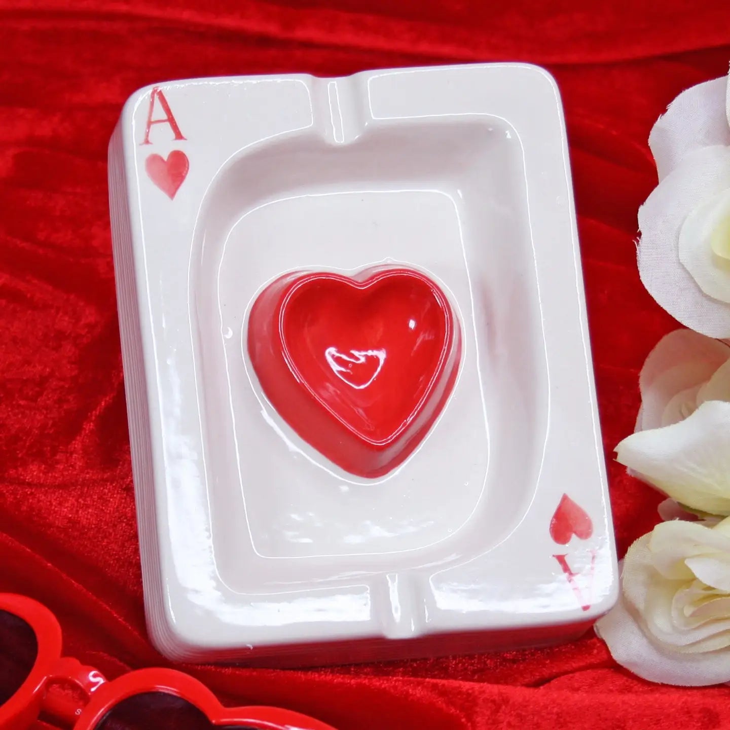 Ace of Hearts Ashtray