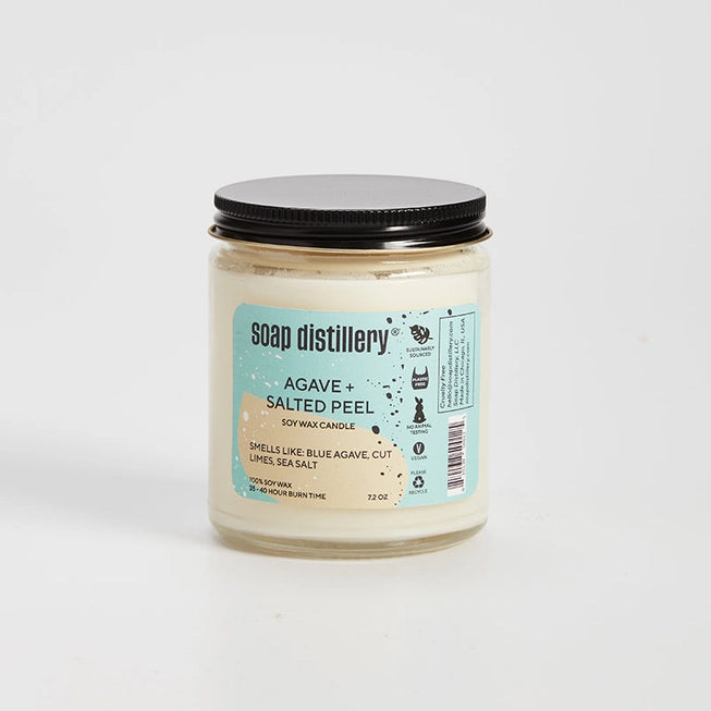 Agave + Salted Peel Soy Wax Candle