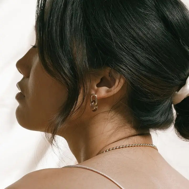 Anna Earrings - Tan