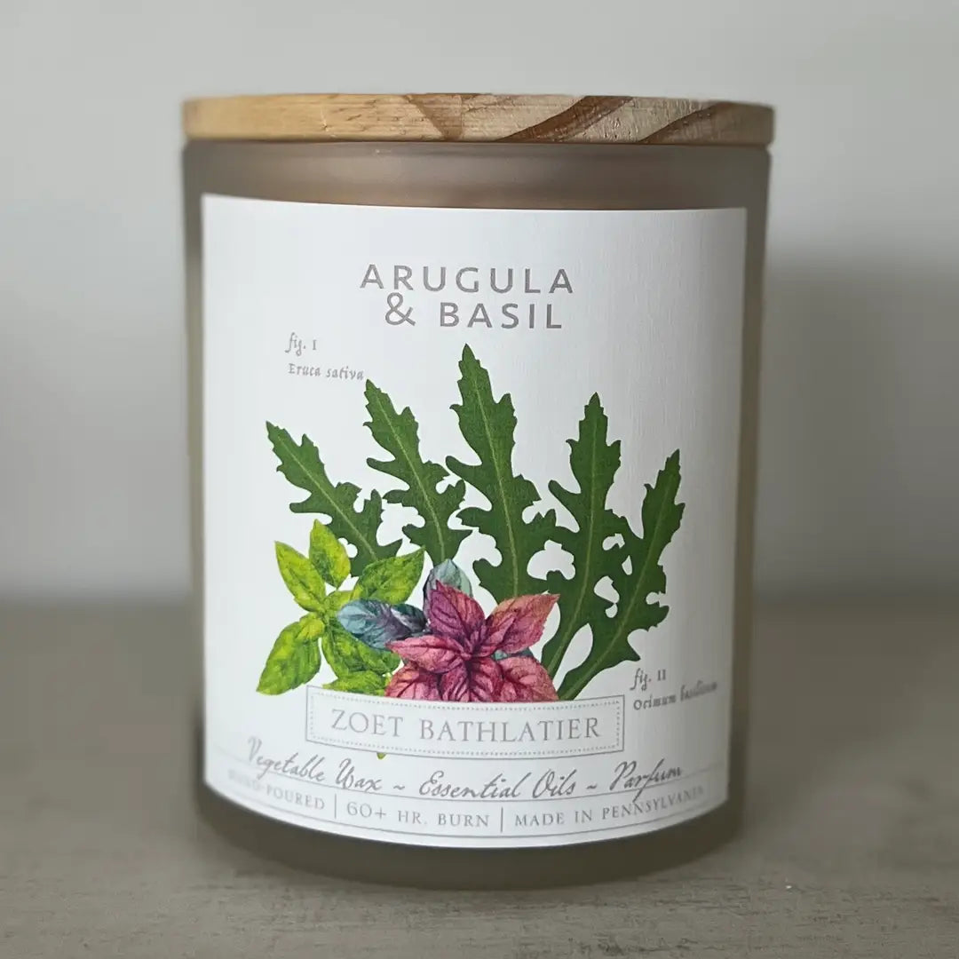 Arugula & Basil / Botanical Candle Collection