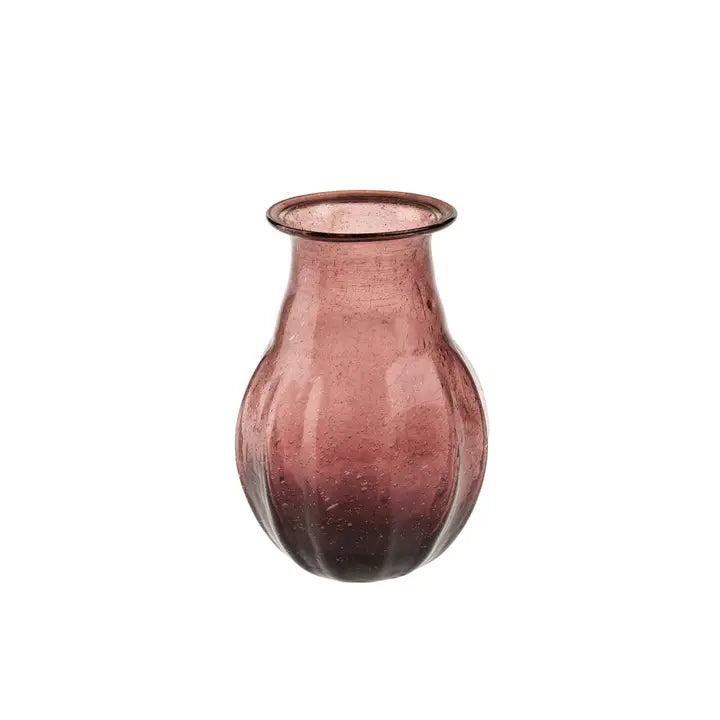 Sangria Recycled Glass Bottle Vase