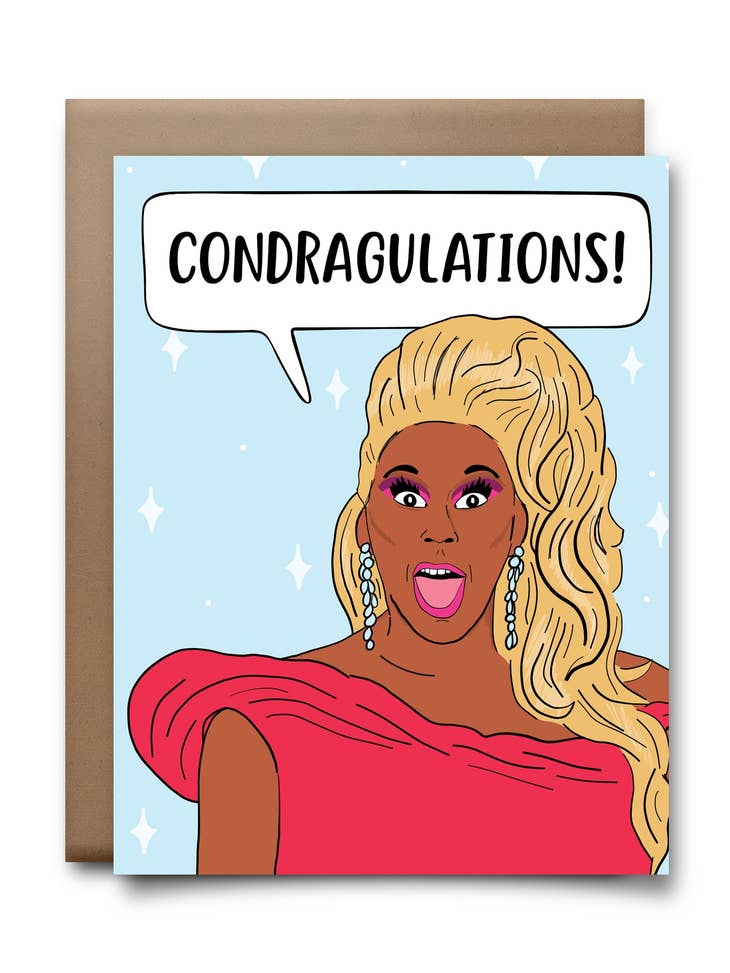 Condragulations Greeting Card