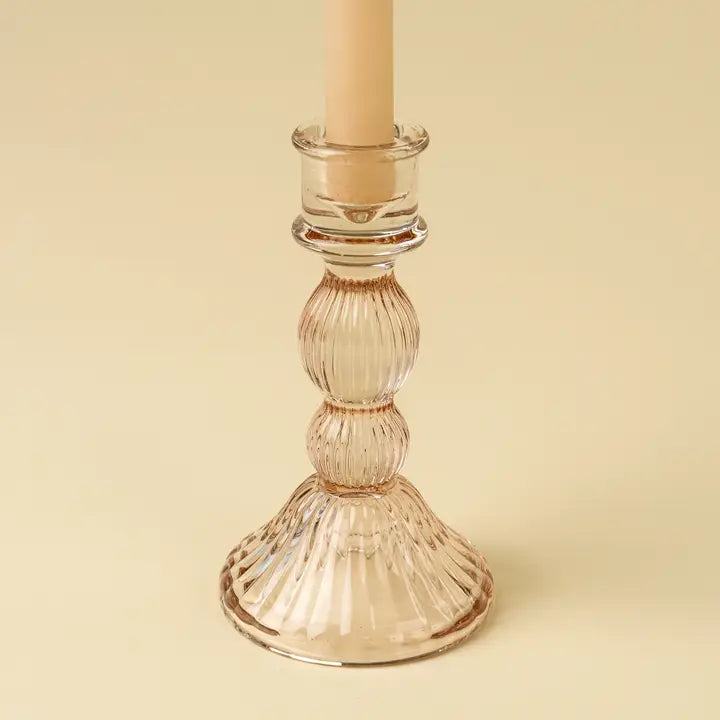 Callista Glass Candleholder