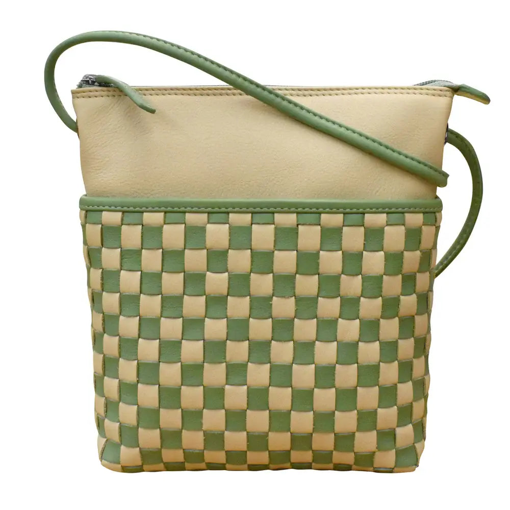 Checkerboard Midi Sac Sage