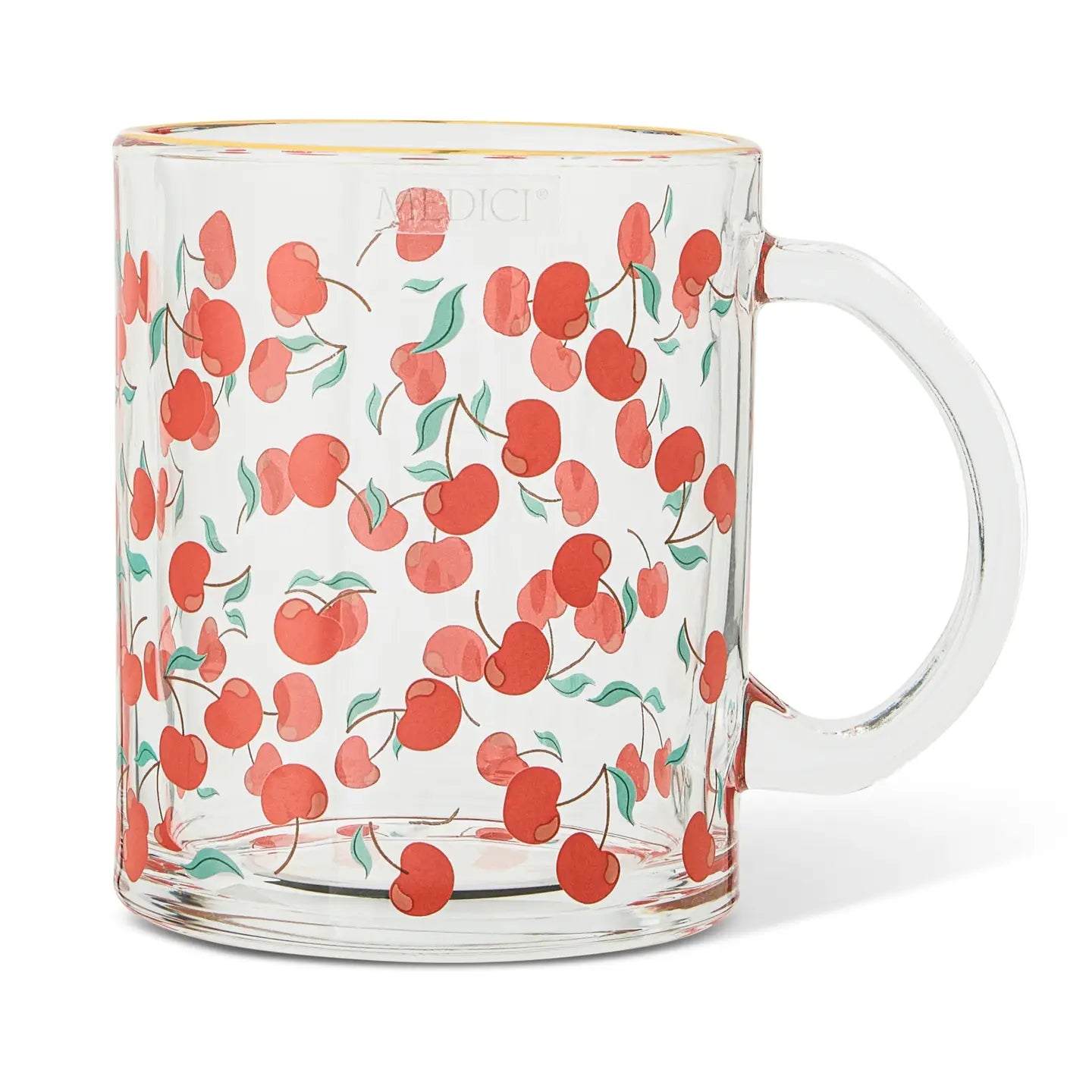 17oz. Cherry Glass Mug