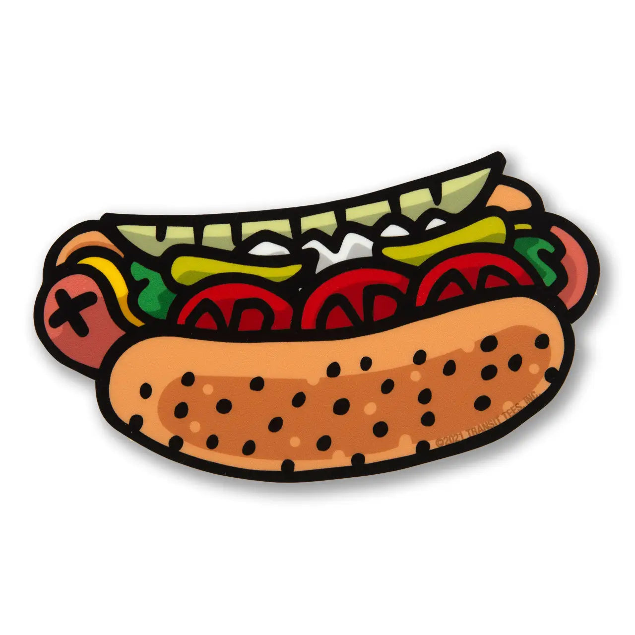 Hotch Sticker Chicago Style Hot Dog Sticker
