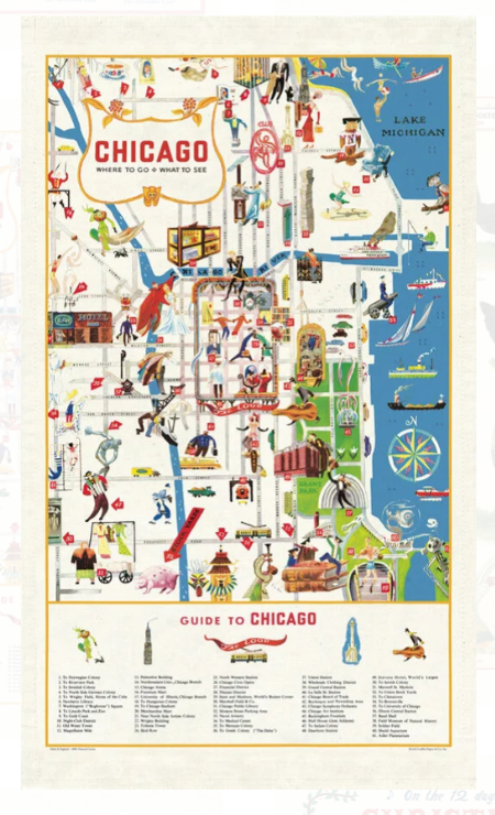 Tea Towel Chicago
