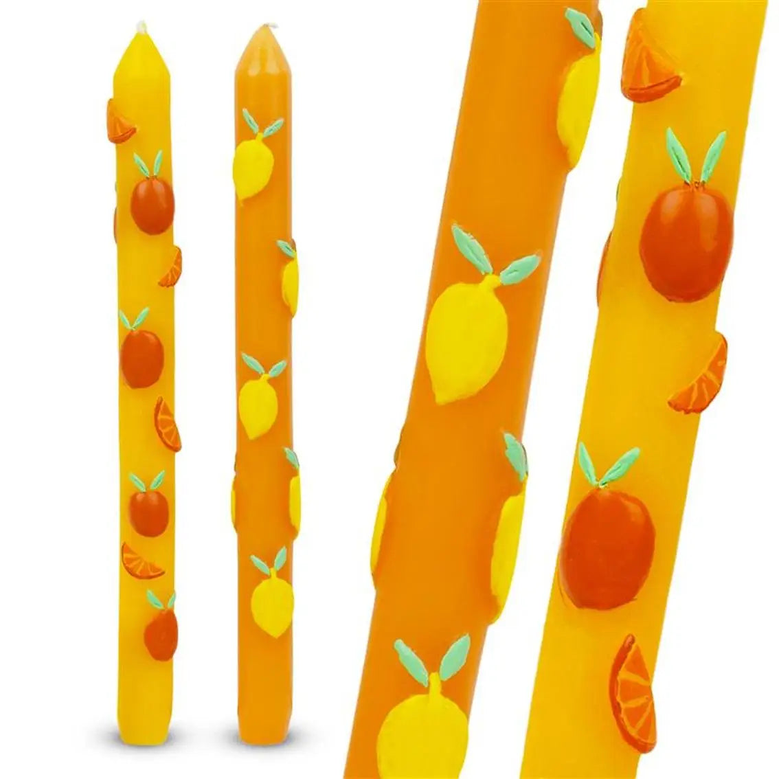 Citrus Taper Candles - 2 Pack