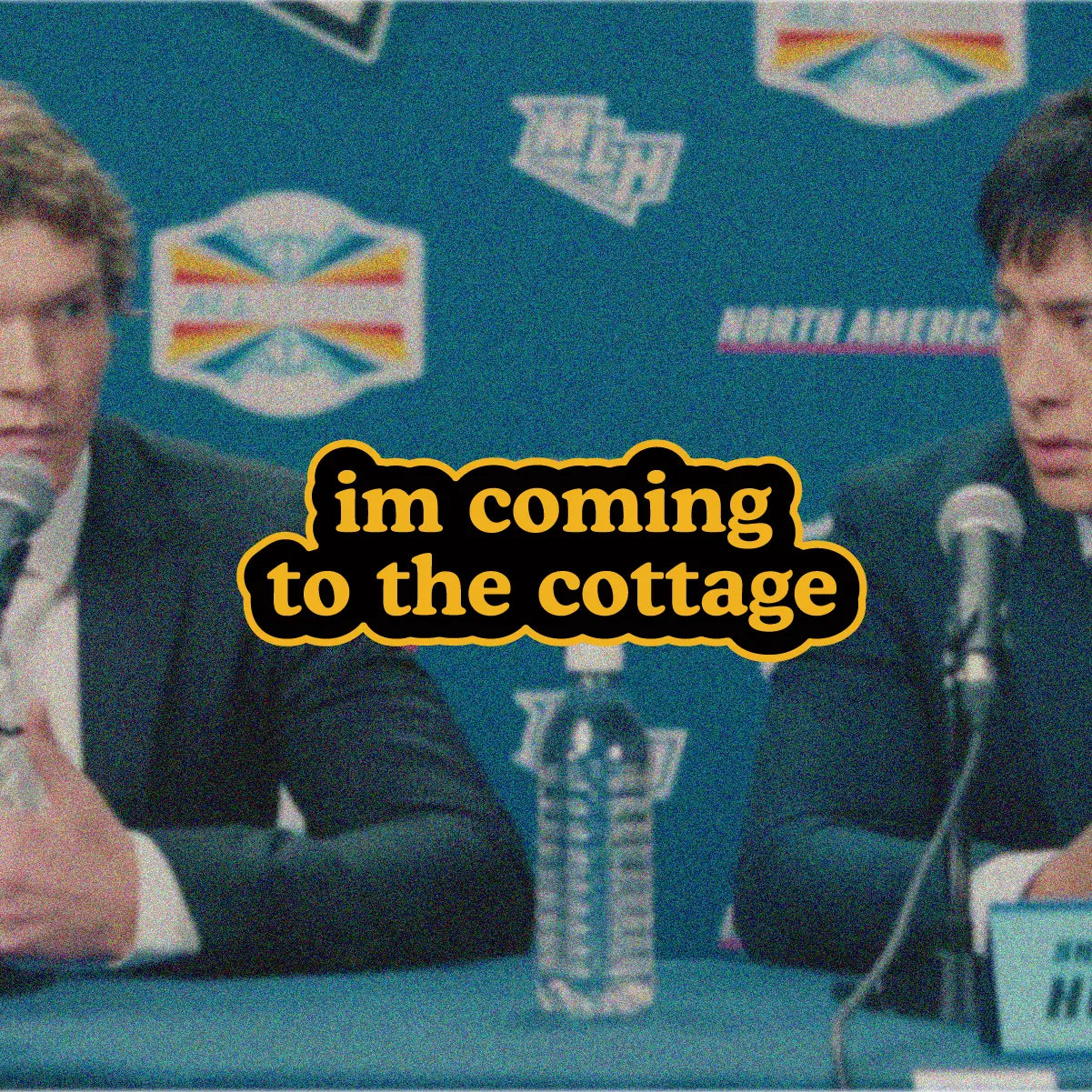 Heated Rivalry - I'm Coming To the Cottage - Enamel Pin