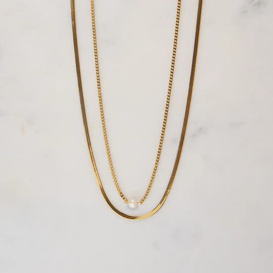 Cove Necklace - 18K Gold Plated