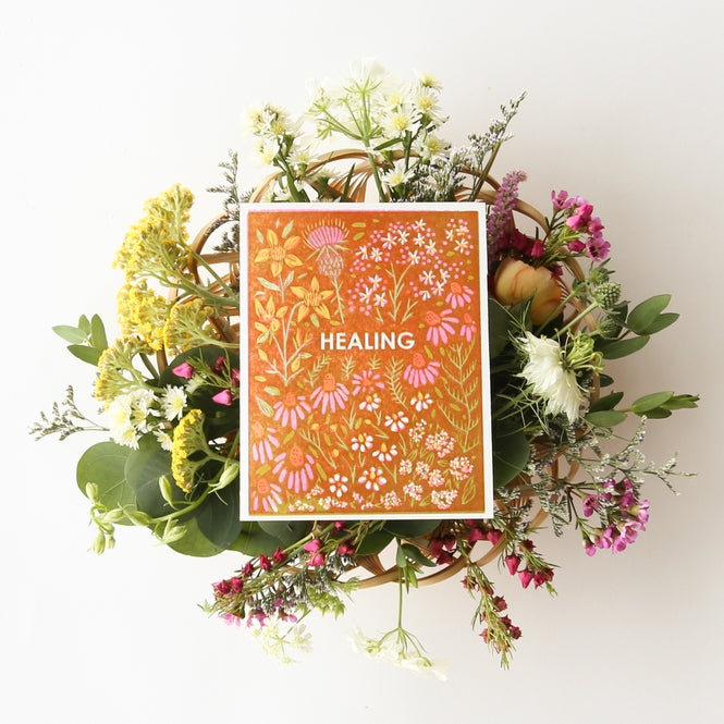 Healing Herb Garden Sympathy Card