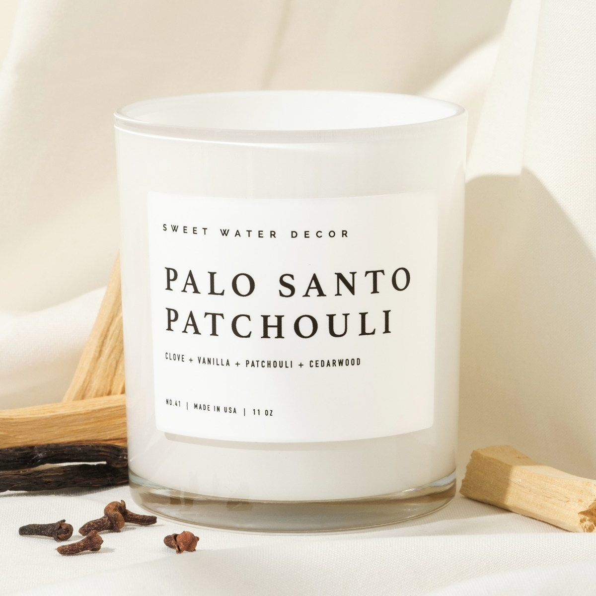 Palo Santo Patchouli 11 oz Soy Candle - Home Decor & Gifts