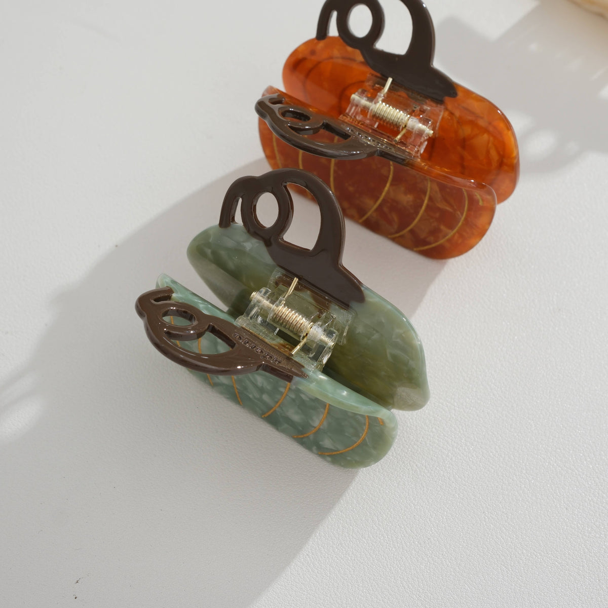 Harvest Pumpkin Claw Clip - Large: Assorted