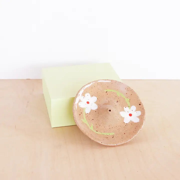 Daisy Ceramic Incense Holder