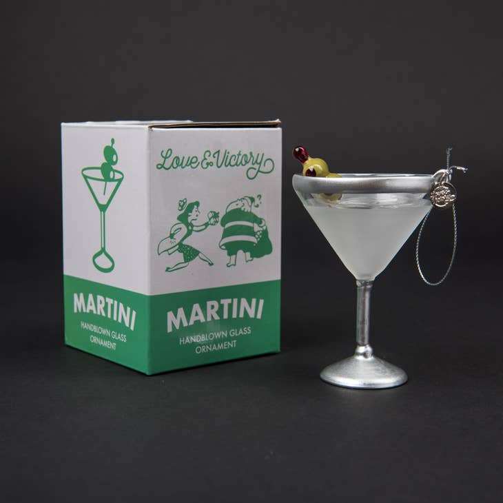 Martini Cocktail Christmas Ornament