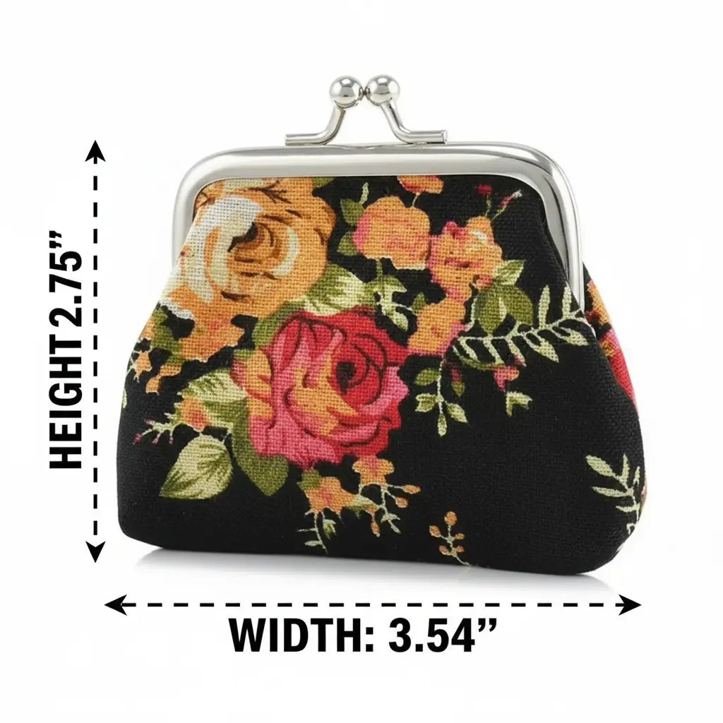 Floral Coin Purse Small