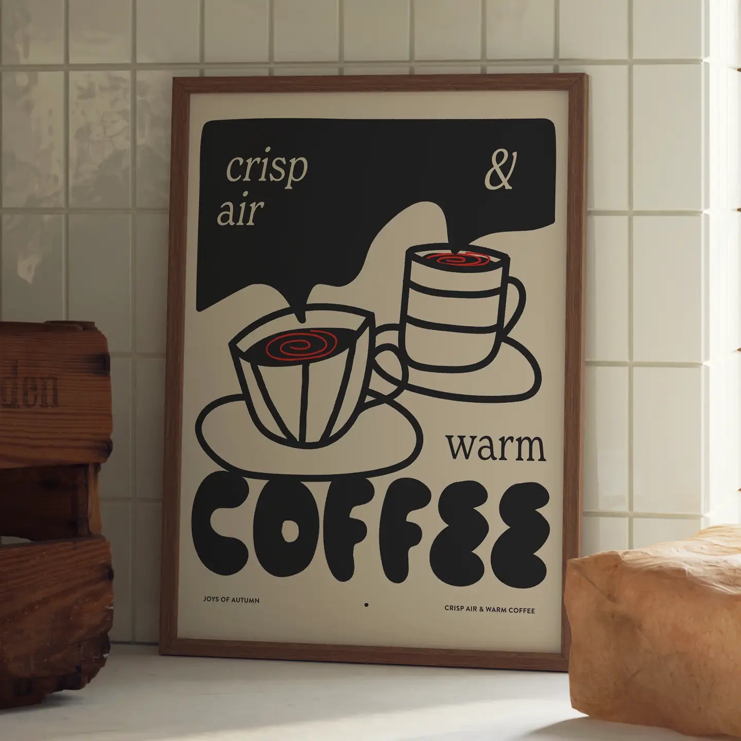 Crisp Air & Warm Coffee Print
