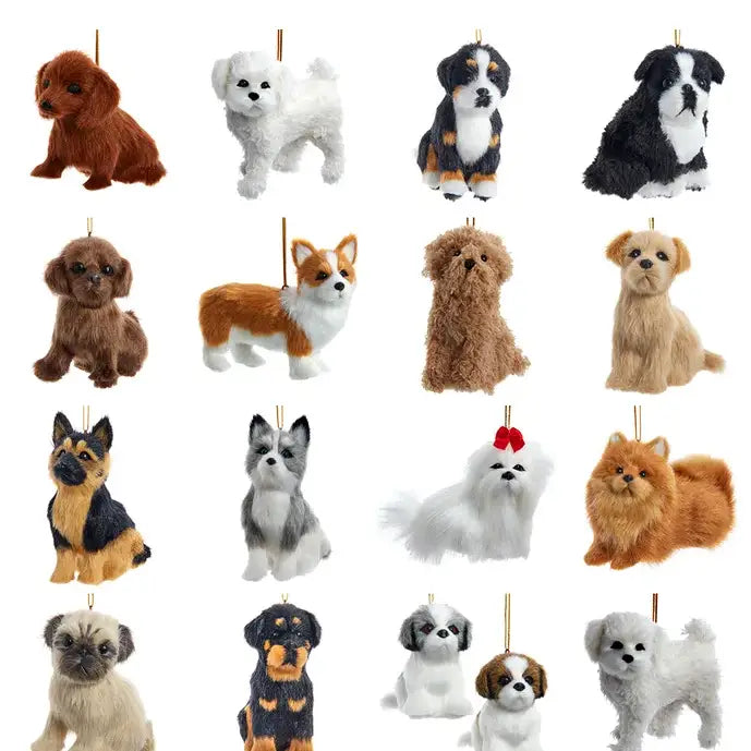 Furry Dog Ornament