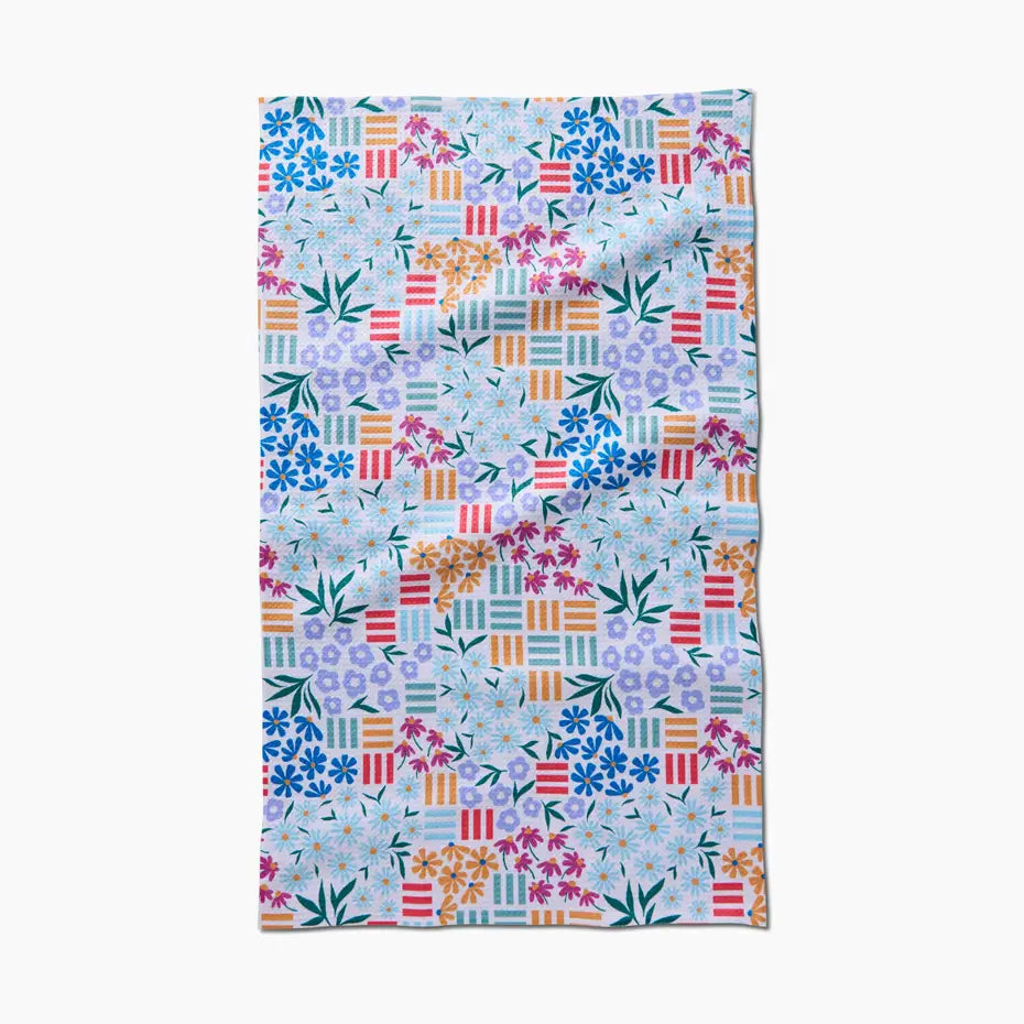 Floral Garden Tea Towel