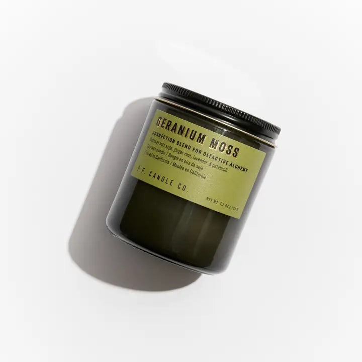 Geranium Moss Soy Candle