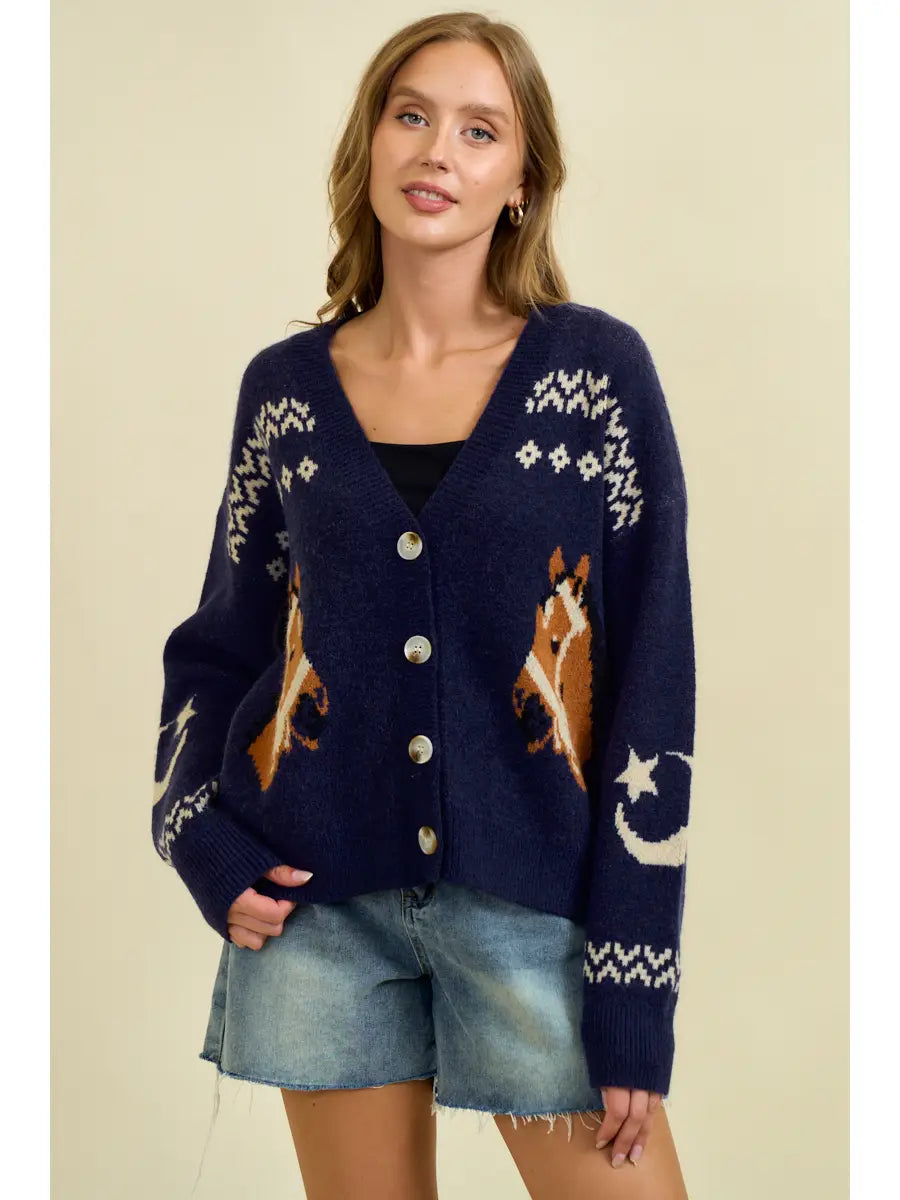 Horse Cardigan