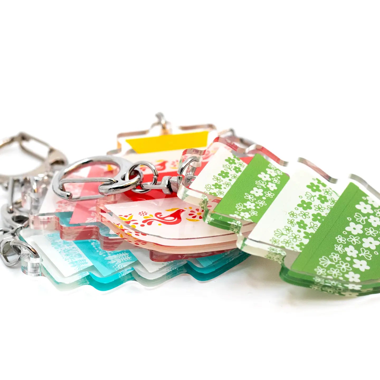 Pyrex-Inspired Mixing Bowl Keychain – Retro Keyring