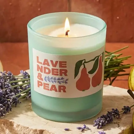 Lavender and Pear 10 oz Candle