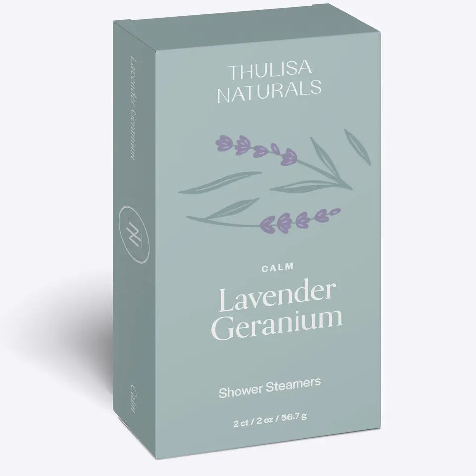 Shower Steamers | Lavender Geranium | 2 Pack Gift Set