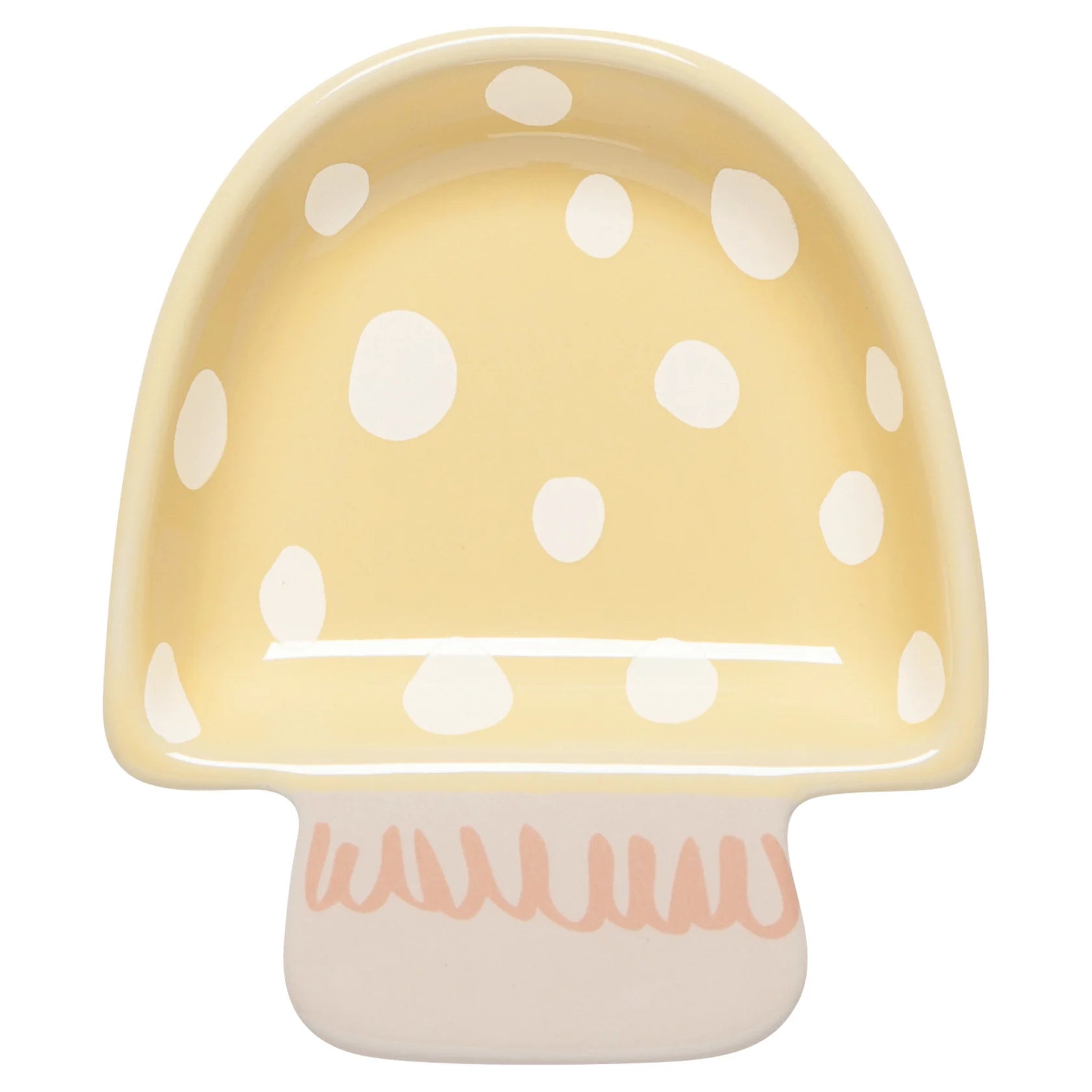 Toadstool Pinch Bowl Pale Yellow